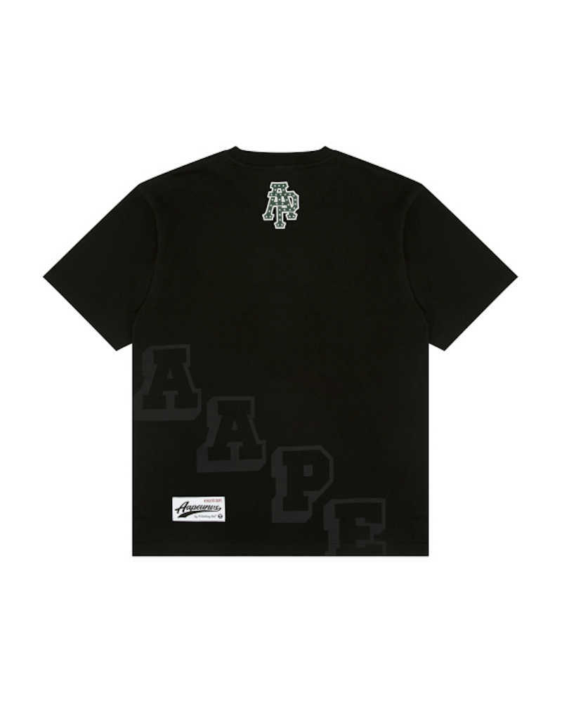【AAPE by A BATHING APE】AAPER グラフィック プリント Tシャツ AAPE BY *A BATHING APE® graphic-print Cotton T-shirt | White