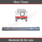 Suzuki Samurai SJ 1981-1998 Reparaturblech Heckblech Hinten Aussen