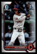 QTY Nate Furman 2022 Bowman Draft Chrome Refractor #BDC-182