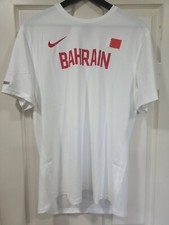 Image of Nike Pro Bahrain Training Track & Field Olympics Shirt Men Size Large 800468-100