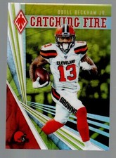 2019 Panini Phoenix Catching Fire Yellow #16 Odell Beckham Jr. 58/75