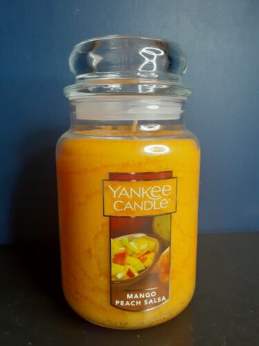 Yankee Candle Mango Peach Salsa From The Fruit Collection Jar Lg. size ...