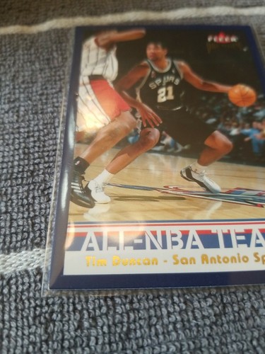 TIM DUNCAN, 2002-03 FLEER PREMIUM #2, SPURS ALL NBA TEAM - Picture 5 of 12