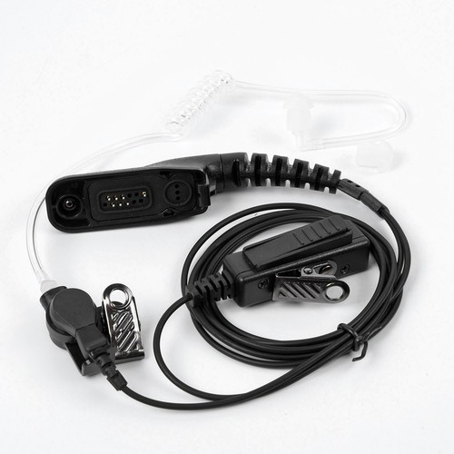 New Security Walkie Talkie PTT Headset Earpiece Mic Ear-Hook For Motorola Radio - Picture 17 of 23