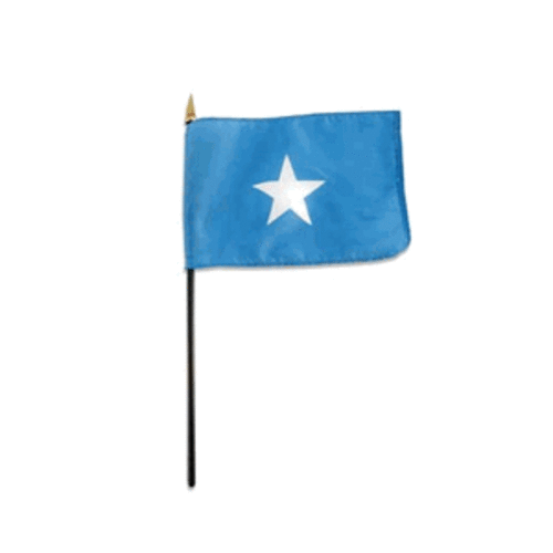 "4x6" Somalia Flag / Somalia Desk Flag / Somalia Stick Flag - Picture 1 of 1