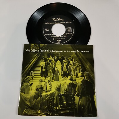 Phil Collins - Something Happened On The Way To Heaven - 7''Single - SEHR GUT 