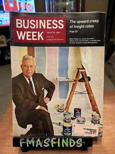 O3 1963 GLIDDEN PAINT DWIGHT JOYCE March 30 BUSINESS WEEK Magazine