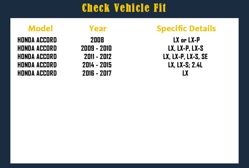 Apto para Honda Accord 08-17 Rotores de freno delanteros traseros pastillas de freno perforadas ranuradas Foto 2 de 4