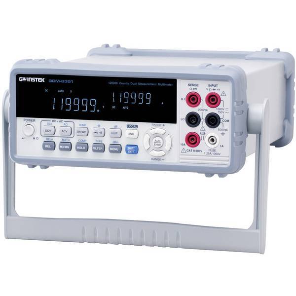 GW Instek 01DM835100GS  GDM-8351 Multimetro da tavolo digitale Display (Counts):
