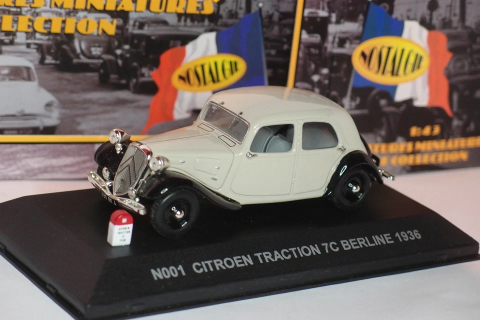 NOSTALGIE - N 001 - CITROEN TRACTION 7C BERLINE 1936 - ORIGINAL BOX - PERFECT - Immagine 2 di 2