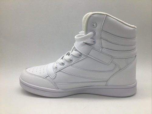 UBFEN Women’s White Hi-Top Hidden Wedges 5.5Cm Fashion Sneakers/Boots Sz. 9.5US - 第 5/14 張圖片