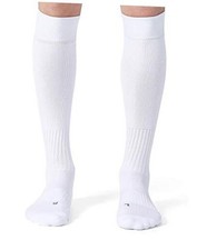 2/3 Pack Soccer Softball Baseball Socks for Youth Kids Large White 2 Pack 