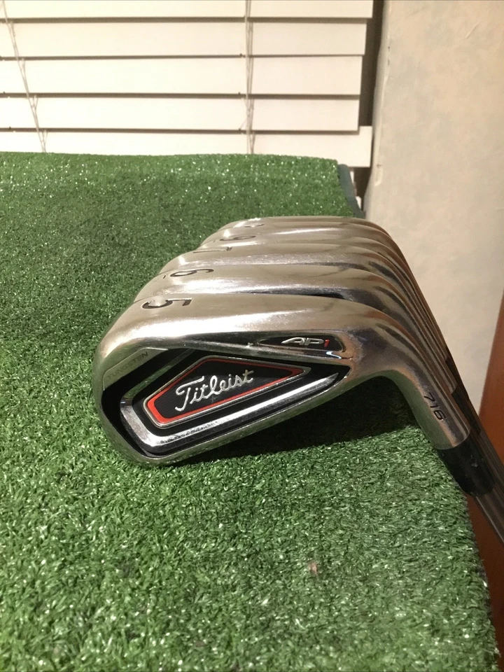 Titleist AP1 716 Irons Set (5-PW-GW No 8i) Regular Kuro Kage 65g TiNi Graphite - Image 2 of 4