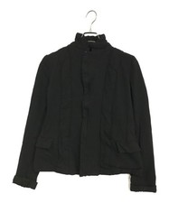 ROBE DE CHAMBRE COMME DES GARCONS          Shrunken zip-up jacket blac