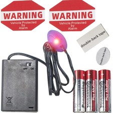 Fake Car Alarm, Dummy Car Alarm, Batteries  Red Light Simulate Imitation Sys...