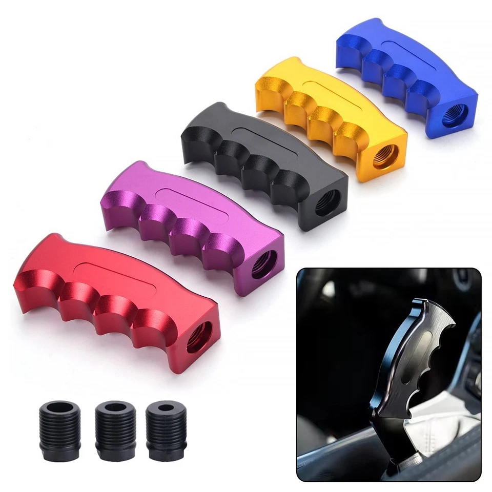 Aluminum Universal Slotted Pistol Grip Handle Manual MT Gear Stick Shift Knob - Image 2 of 4