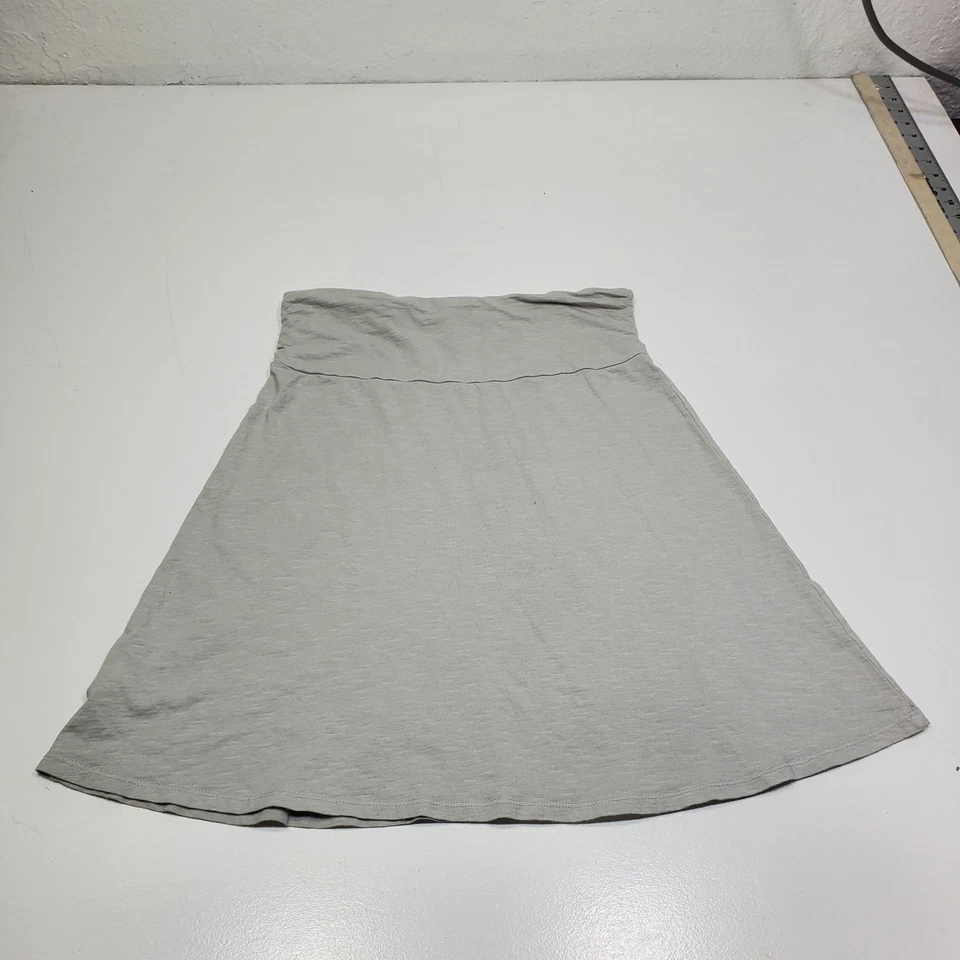 Horny  Toad Women’s Heather Gray A-Line Skirt Size Small Elastic Waist Comfy - Image 2 of 4