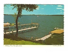 Pillsbury Point Iowa Great Lakes vintage postcard unposted