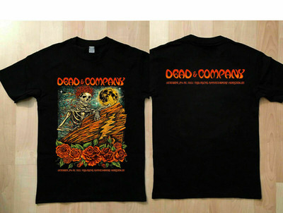Dead and company Red Rocks amphitheatre morrison. T shirt Black