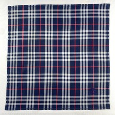 Vintage Burberry Handkerchief Pocket Square Bandana Neckerchief