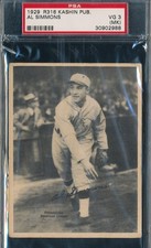 1929 R316 Kashin Publications Al Simmons PSA 3(MK)