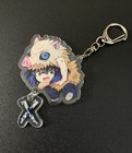 New Demon Slayer Kimetsu No Yaiba Anime Acrylic Keychain Inosuke Hashibira — photo 1