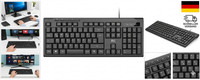 Rii Tastatur Kabelgebunden, Pc Tastatur Usb FüR Computer, Laptop, Mac, Windows,
