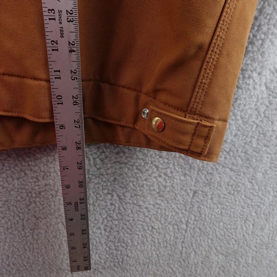 Carhartt Mens 2XL Brown Duck Blanket Lined Chore Work Jacket USA Made Corduroy - Image 4 of 4