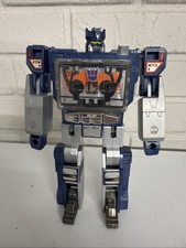 VTG TRANSFORMERS G1 SOUNDWAVE CASSETTE PLAYER ROBOT 1984 TAKARA WITH CASSETTE