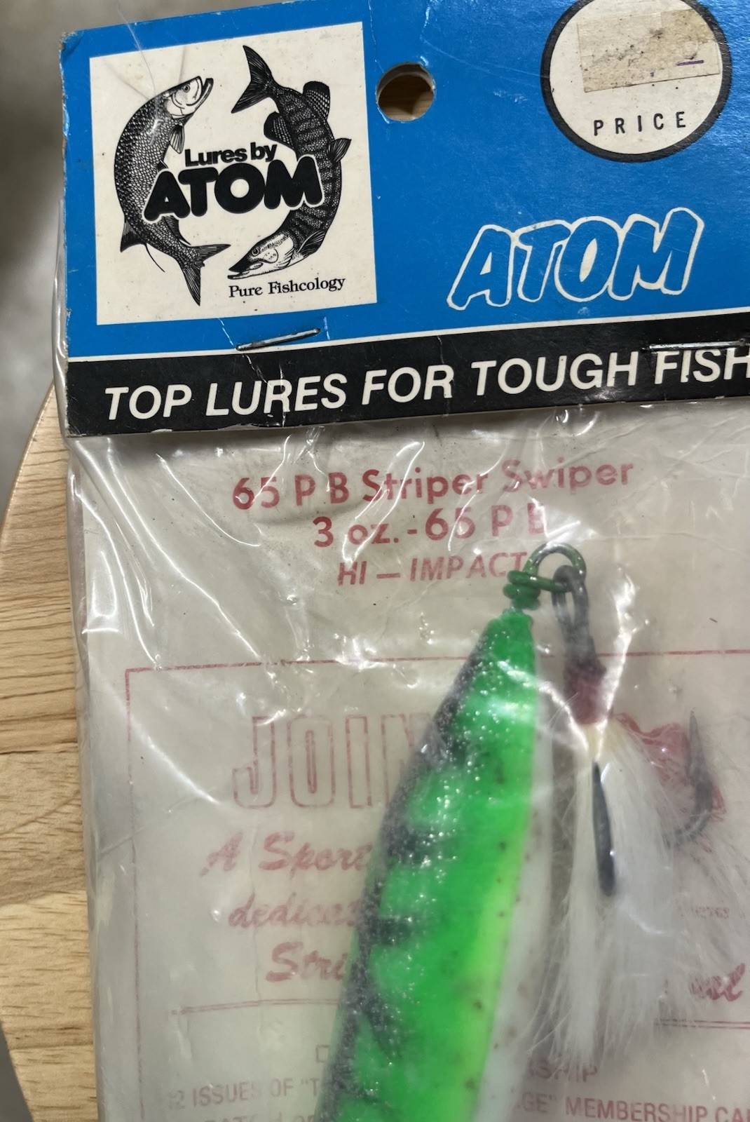 Lot 3 Saltwater Poppers Atom Yankee Striped Bass 3oz lure plugs Tarpon Bluefish - Image 9