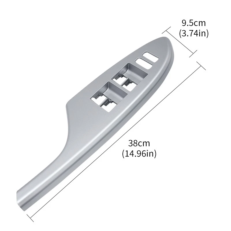 Bisel del panel de interruptor de ventana eléctrica maestro del conductor izquierdo para Toyota Corolla 2009-2013 Foto 4 de 4