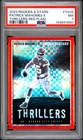 2023 PANINI ROOKIES & STARS THRILLERS RED PLAID #TH15 PATRICK MAHOMES II PSA 7