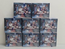 2025 Topps Chrome NFL Football Open 8 Jumbo Hobby Box Case (b)