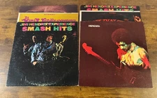 6 Jimi Hendrix LPs Good Condition w/ Giant Poster