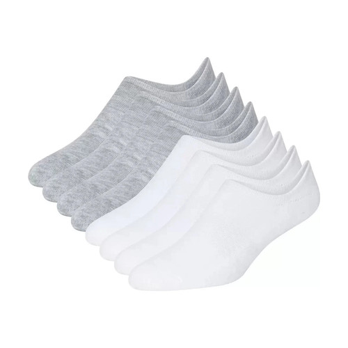 Ted Baker Men’s Half Terry Liner Sock 8 Pack 2 Designs In One Size 7-11 NO SHOW - Picture 3 of 7