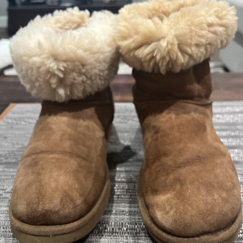 UGG Australia chestnut 9, Suede & Sheepskin Lined Boots 5825 - Bild 10 von 13