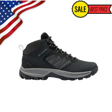 Columbia Men's Transverse Hike Waterproof Shoe Black, Ti Grey Steel N/wt
