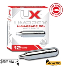 Umarex High-Grade CO2 Cartridges for Pellet Guns BB Guns and Airsoft Guns