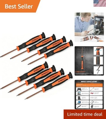 8 in 1 Small Torx Screwdriver Set with T3 T4 T5 T6 T7 T8 T9 T10 Torx Security Bi