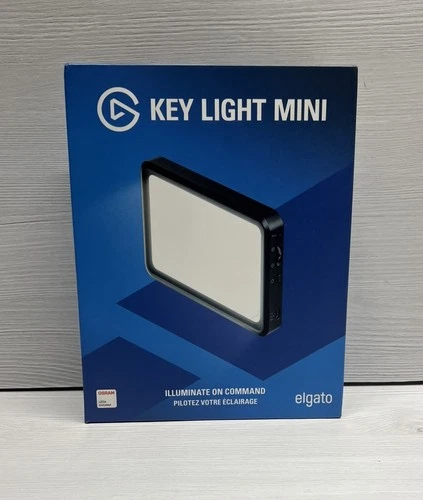 Elgato Key Light Mini Portable LED Panel | Streaming Rechargeable Battery | New
