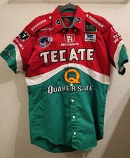 Camisa Adrian Fernandez Racing IndyCar CART Tecate Quaker State Pit Crew S