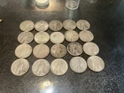 LOT Roll of 20  $5 BELOW SPOT Peace Silver Dollars 90% Bullion 1922 23 24 25 26