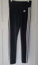 Adidas Womens 3 Strip Climalite Leggings  Size S