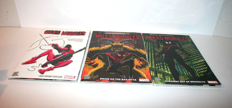 Lot of 3 Miles Morales Spiderman 2019 Marvel Comic Books