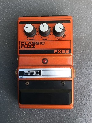 Vintage 80 s DOD FX52 Classic Fuzz Effect Pedal Made In The USA Excellent