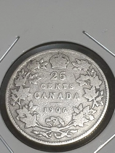 1906 Canada 25 Cents — photo from the most recent tracked eBay sale