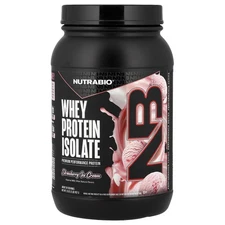 Whey Protein Isolate, Strawberry Ice Cream, 2 lb (907 g)