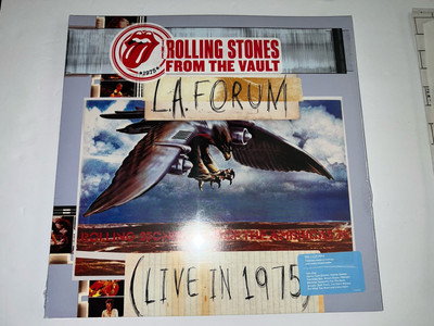 ROLLING STONES  FROM THE VAULT LIVE LA FORUM 1975  TRIPLE LP/+DVD SET NEW RARE.