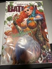 PREMIUM SIGNATURE COA ABSOLUTE BATMAN 17 POISON IVY BATTLE DAMAGE KIRKHAM