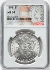 1898 P Morgan Silver Dollar $1 NGC MS64 Philadelphia US Coin Gem